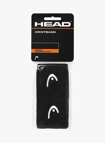 Head Wristband 2,5" - 2 Pack - Black