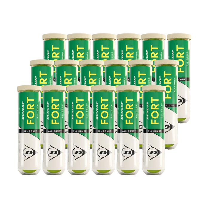 Dunlop Fort All Court Tennis Balls - 4 Ball Tube
