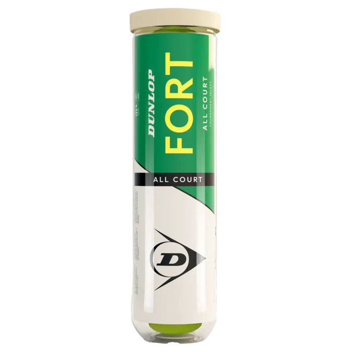 Dunlop Fort All Court Tennis Balls - 4 Ball Tube
