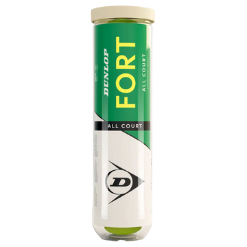 Dunlop Fort All Court Tennis Balls - 4 Ball Tube